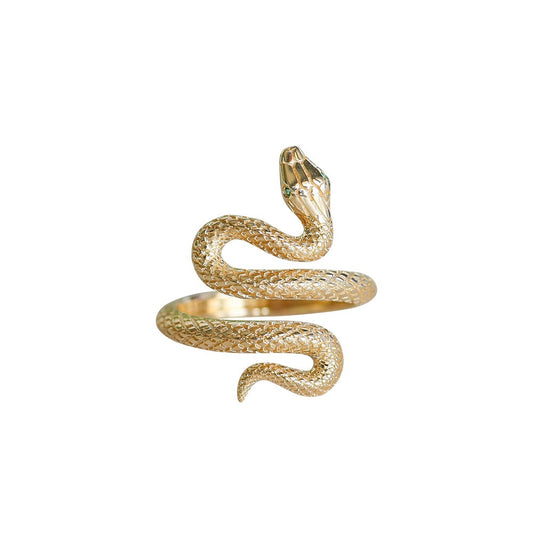 Secret Garden Snake Ring